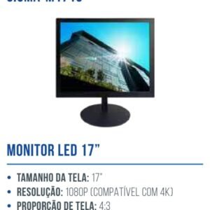 MONITOR LED 17" 60HZ AITEK SIGMA-M1710