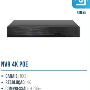 NVR IP POE 16 CANAIS 4K SIGMA-N216P