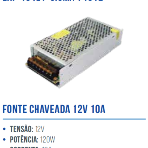 FONTE CHAVEADA 12V 10A LKF-1012/SIGMA-F1012