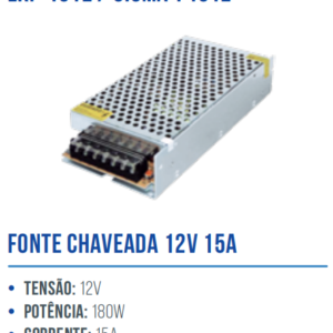 FONTE CHAVEADA 12V 15A LKF-1512/SIGMA-F1512