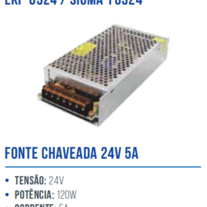 FONTE CHAVEADA 24V 5A