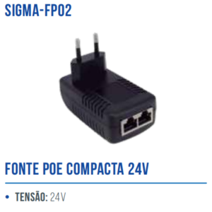 FONTE POE COMPACTA 24V SIGMA-FP02