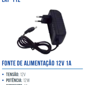 FONTE DE ALIMENTAÇÃO 12V 1A
