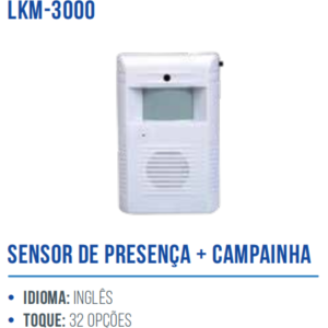SENSOR DE PRESENÇA + CAMPAINHA