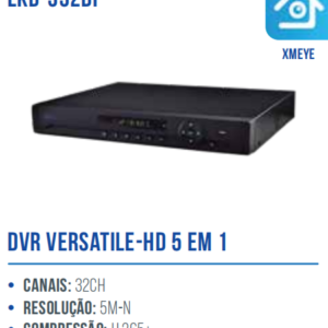 DVR VERSATILE - 5 EM 1- 5M-N - 32 CANAIS LKD-332BP