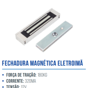 FECHADURA MAGNÉTICA ELETROIMÃ LFE-121
