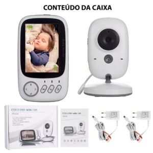 Baby Monitor Vb603 Baba Eletrônica Com Monitor 110v/220v Col