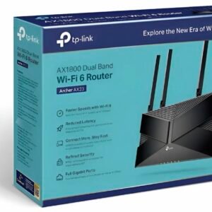 Roteador Tplink archer ax23 ax1800 dual band 2.4/5ghz/wifi 6/4 antena/ black