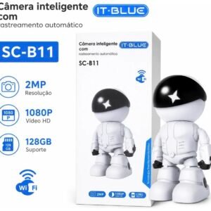 Câmera De Segurança Robô It-blue Sc-b11 Wifi 1080p