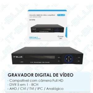 DVR 8 ch 5.0Mp aplicativo xmeye