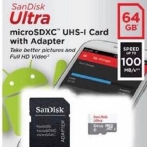 Cartão  Memoria Micro Sd Card Sandisk 64gb Ultra Classe 10