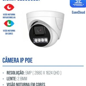 Câmera IP POE